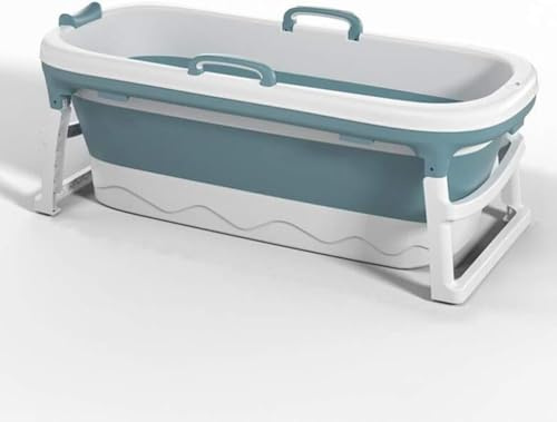 Baignoire pour adulte, baignoire portable, baignoire vapeur à la sueur, baignoire pliable, baignoire mobile pour adulte, baignoire épaisse pliable en plastique (taille : 115 cm)