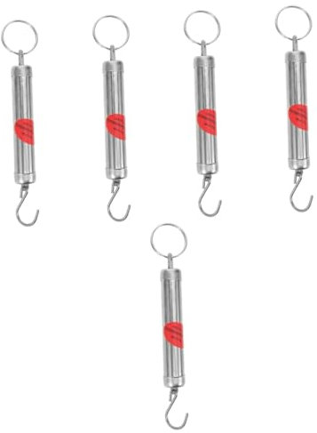 Gatuida 5stücke Balance Aufhängewage Tragbare Handwaage Mit Robustem Haken Für Präzise Messungen Für Gemüse Und Outdoor-einkäufe Mechanische Federwaage Ohne Batterien