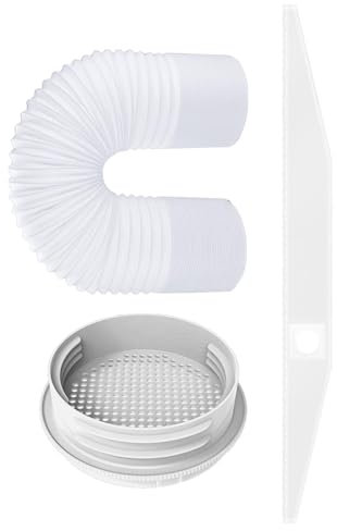 Kit portátil para ventana de CA – Kit de juntas de ventilación de puerta AC Kit de sellado de ventanas AC | Paño de poliéster para sellado de ventanas de aire acondicionado con adhesivo para Fenste