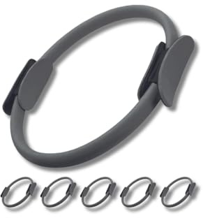 Winch Ganzkörpertraining im Set (2, 5 oder 10 Stück) | Umweltfreundlich | Pilates-Ring (10, Grau)