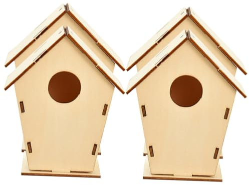 TEHAUX 2 Set Di Decorazioni Natalizie Uniche Dal Design Incompiuto Per Decorazioni Per Feste Al Coperto 4 Pezzi * 2