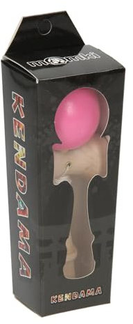 Kendama Geschicklichkeitsspiel Holz 15x5x4cm rosa (Kleines Modell)