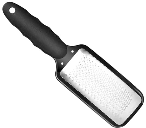 Healeved Esfoliante Per Piedi Professionale in Acciaio Inox Strumento Per Pedicure Per Rimuovere Calli e Morta Accessorio Per Cura Dei Piedi Per Casa