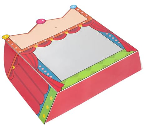 ibasenice Schattenpuppenspiel-bühne DIY Hand-schattenpuppenspielzeug Für Junge Mädchen Puppenbühne Lernspielzeug Schattenpuppenspiel-Handwerk Chinesische Puppenbühne