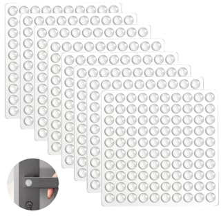 PASDUCHAS 800 PCS Cabinet Door Bumpers Clear Self Adhesive, Stoppers for Cabinets