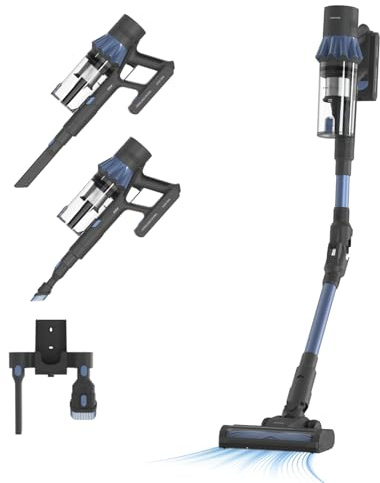 Taurus Aspirador Escoba Sin Cable Homeland X9 Pro | Aspiradora 220AW 33kPa con 90 min Autonomía | Tubo Flexible, Cepillo Anti Enredos, Luz LED, Modo Auto, Pantalla LED y Depósito 700 ml