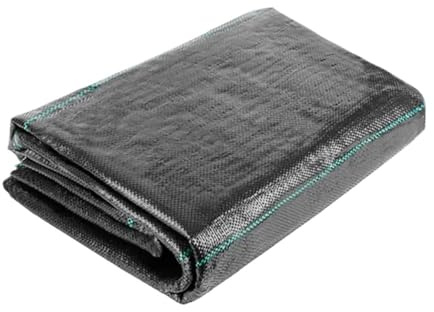 ZRHWSPD Tela Antihierbas Tela Tejida PE for el Control de Malas Hierbas for Plantas, mantillo agrícola, Estera de deshierbe for Invernadero, Permeable al Agua | 19.6in x 16.4ft