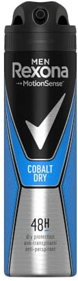 3 x REXONA Men deodorantspray COBALT DRY rörelsesensor – 150 ml