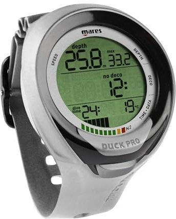 Mares Puck PRO Dekompression Tauchcomputer Unisex – Erwachsene grün/Schwarz One Size