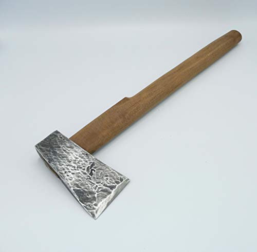 Shop of Wonder Axt, Universalaxt, Beil von Hand geschmiedet mit Holz-Stiehl (schwere Axt 55 cm – 1400 gr.)