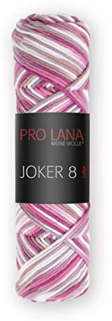 Topflappengarn 50g Joker 8 Color - Farbe: 537 - Rose Mix