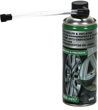 Bubble-Store Reifenpannenspray 450 ml, Reifendicht für Auto und Motorrad, Reifenreparaturset, Pannenset