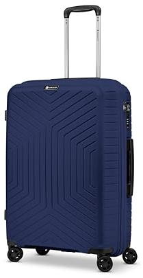 Ciak Roncato Hexa Carrello Medio Rigido Ultra leggero e spazioso. (Bleu Navy), Bleu Navy, 46x27x67 cm, Valigia rigida ultra leggera, Blu navy, 46x27x67 cm, Valigia rigida ultra leggera, blu navy,