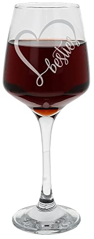 Verre à vin gravé pour meilleur ami, cadeau d'anniversaire, d'amitié, cadeau de remerciement pour meilleur ami, cadeau de meilleure amie, cadeau d'anniversaire