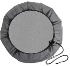 Copertura in rete per barili di pioggia,Copertura dei secchi di raccolta dell'acqua con cordino,Raccolta del serbatoio della protezione dell'acqua Ra Screen Buckets