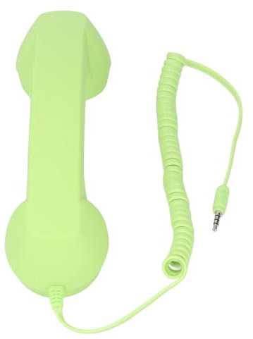 Cornetta Telefonica retrò, Telefono Cellulare Multifunzionale Durevole Senza Fili Resistente alle Radiazioni, Elegante per L'Ufficio in Viaggio (Green)