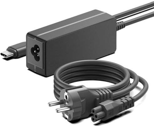 KFD 65W USB C Netzteil für Auto Starthilfe Powerbank Tragbarer Booster | 65W USB-C PD 3,0 Schnellladegerät für 12V Starthilfegerät, Kompaktes Netzteil für Zuhause, Garage und Werkstatt, mit EU-Kabel