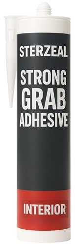 High Strength Grab Adhesive – 260ml Cartridge with Nozzle – Interior & Exterior Use – Bonds Wood, Brick, Metal, uPVC, Plaster & More – Instant Hold Construction Adhesive –Solvent-Free (5)