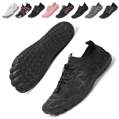 Water Shoes Barefoot Shoes Mens Womens Size 7.5 Aqua Beach Running Pool Swim Sea Swimming Surf Kayak Paddle Board Shoe Swimming Wet Slipfree Sailing Quick Drying Lightweight Shoe