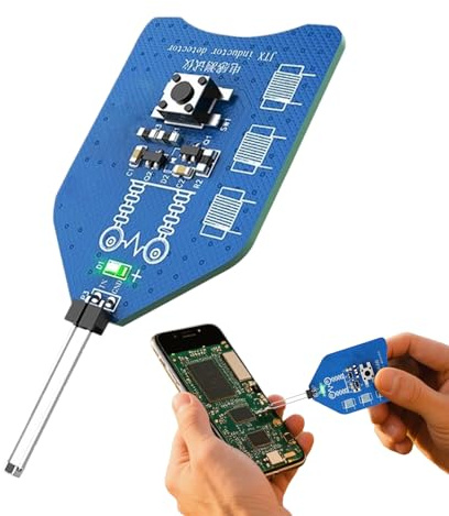 Detector de Inductores,Dispositivo De Prueba Para Placa De Circuito De Teléfono Móvil | Herramienta de Prueba para Fallos en Bobinas Electrónicas - para Aficionados, Técnicos, Profesionales,