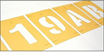 Caledonia Schilder 59640 Schablone Kit Zahlen 0–9 Label, 150 mm