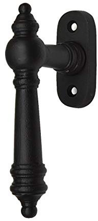 Grande poignée de fenêtre en fonte de style fondateur - Modèle 1900 - Fabriquée à la main selon un modèle historique.