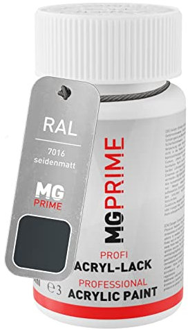 RAL 7016 Gris anthracite/Anthracite grey mat satiné stylo retouche 50 ml à séchage rapide