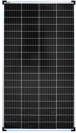 enjoy solar® Panneau Solaire Monocristallin 150W 36V, PERC 9BB – Idéal pour camping-car, installation balcon, abri de jardin, bateau (Mono 150W 36V, pour systèmes PV 24V)