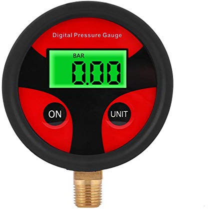 EVGATSAUTO Reifendruckmesser geeignet für Auto LKW Motorrad 0-200 PSI LCD Digital