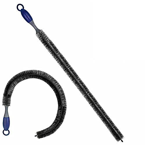PaulStore 2 Pcs Long Reach Flexible Radiator Heater Cleaning Brush Dust Cleaner 70cm
