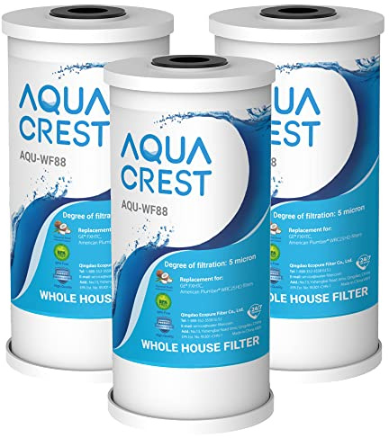 AQUA CREST FXHTC Sediment and Carbon Water Filter for GE® FXHTC, 5 Micron