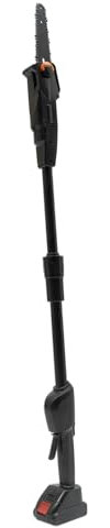 CCAUUB Rechargeable Pole Saw with 1500mAh Battery and Standard Charger, Cordless Rechargeable Tree Trimmer Chainsaw, Long Extension Garden Branch Cutter for Tree Trimming Branch Cutting