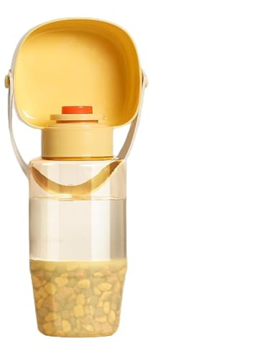 Botella de agua para pasear con perro – Botella de agua de camping para perros, taza de viaje para perros | Vasos multifuncionales para beber a prueba de fugas, vaso para perros al aire libre para