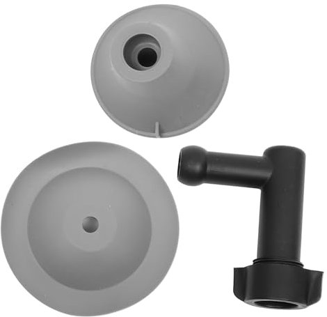 Desatascador de Inodoro Flexible Mango Ergonómico de Plástico Blanco