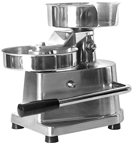 SmPinnaA Hamburgerpresse, Patty Maker, Kommerzieller Hochleistungs-Fleischformer, Burgerpresse Aus Edelstahl, Hochleistungs-Hamburgerpresse, Fleisch-Patty-Maker, Für Küchen, Restaurants, 15,15cm