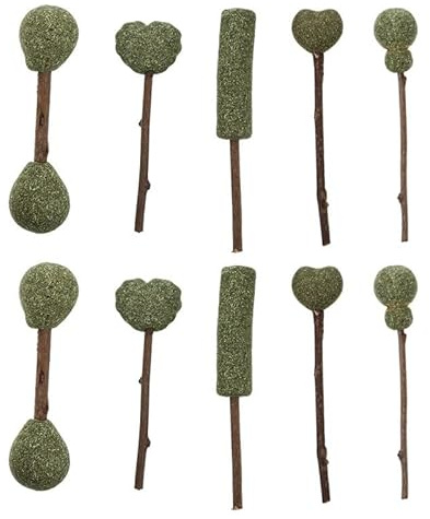 Yardwe Catnip Lollipops 10 pack Catnip Sticks Cat Treats Edible Cat Snacks for Kittens to Lick and Chew Indoor Play Toy for Dental Care