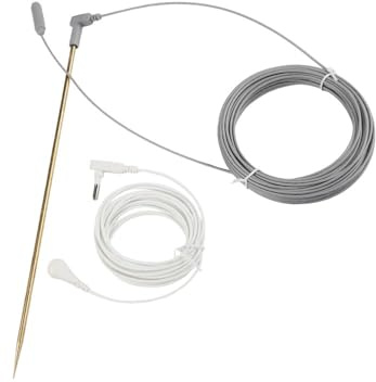 Wodsty Varilla de 30 cm con 2 cables para alfombras, almohadillas, sábanas, mantas, sofás y alfombras, fácil de instalar, material de cobre, 16 metros de longitud de alambre