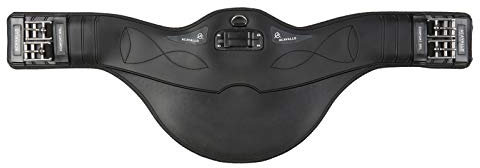 Acavallo Gel-PVC Stollenschutz Gurt kurz, Schwarz, 70 cm