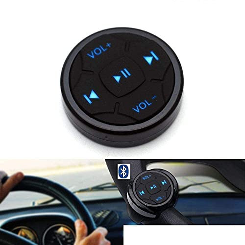 Telecomando al volante, pulsante multimediale Bluetooth 4.0 wireless Riproduci musica telecomando per IOS/Android