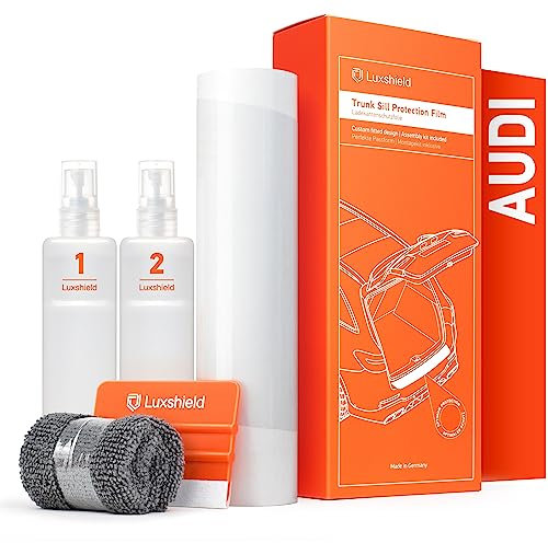 Luxshield Pellicola Protettiva per Bordo di Carico per Audi A3 Sportback 4 (IV) 8Y S-Line I 2020-2025 - Protezione Paraurti, antigraffio, per vernice - Trasparente