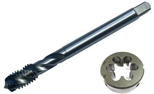 CNC QUALITÄT Set di filettature – M3 – M24 – Filettatrice per filettatura fine forma C 35° – produzione europea (M10 x 1)