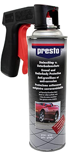 Spray de protection contre les impacts de gravillons et le bas de caisse - Gris clair - 500 ml - Avec poignée pistolet