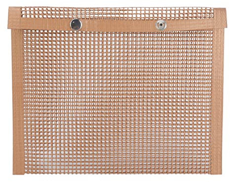 Grillpåsar Glasfibernät Non Stick Högtemperaturbeständiga BBQ-påsar för Kök Hem Stor Kapacitet Premium Glasfiber