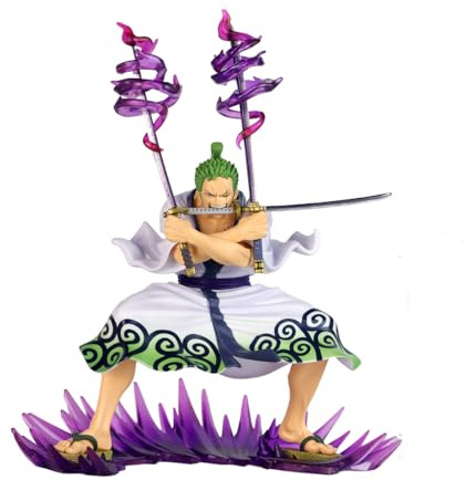 Banpresto Actionfigur Zoro Juro One Piece - Dxf 13 cm, BP19509, Mehrfarbig