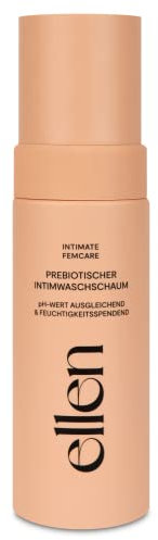 ellen® Prebiotischer Intimwaschschaum mit Milchsäure (150 ml) – Sanfte Intimpflege gegen Irritationen – Parfümfrei, vegan & feuchtigkeitsspendend