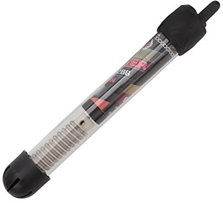 Shanrya Fish Tank Heater, Aquarium Heater, UK Plug 220V Explosion Proof Adjustable Submersible Thermostat Heater with Suction Cups Small Aquarium Heater for Freshwater (60W)