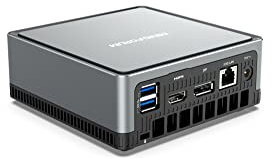 MINISFORUM UM700 Mini PC AMD Ryzen 7 3750H 16 GB RAM 512 GB PCIe SSD, Gráficos Radeon RX Vega 10, WiFi Dual BT 5.1, Soporte HDD 2.5, HDMI 2.0, DP, USB-C, 4X USB 3.1