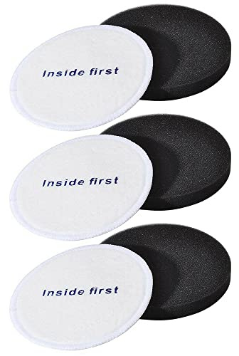 QOXEZY 3/6Pcs Micro Pre-filter+3/6Pcs Washable Foam Pre-filter for Bush Bagless Uprights VUS34AE2O,E2BNSLEU Vacuum Cleaner Part, Filter Kit (3 x Micro Pre-filter+3 x Washable foam Pre-filter)