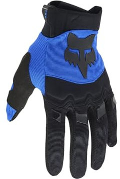 Fox Racing Dirtpaw Glove - Gepolsterte Knöchel, Gepolsterte Handfläche, Flex-Komfort, Klettverschluss, Stretch für maximale Beweglichkeit, Langlebige Materialien, Farbe: Blue, Größe: S