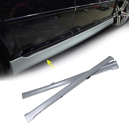 RAKTDA Auto Seitenschweller für VW Golf 4 2005,Kohlefaser Auto Seitenschürze Seitenrock Flügel Diffusor Autoteile